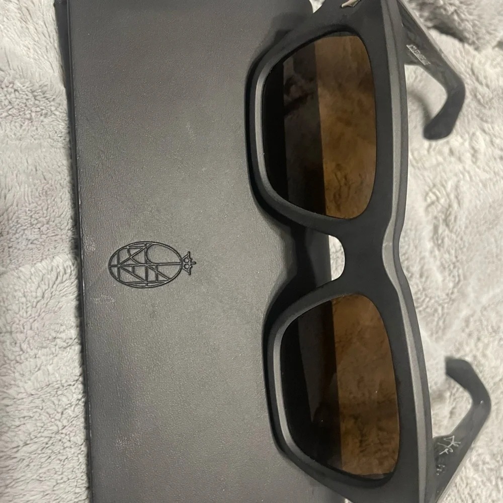 Jacques Marie Mage Black and Brown Men's Sunglasses - Picture 6 of 6